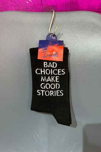 جوراب BAD CHOICES MAKE GOOD STORIES