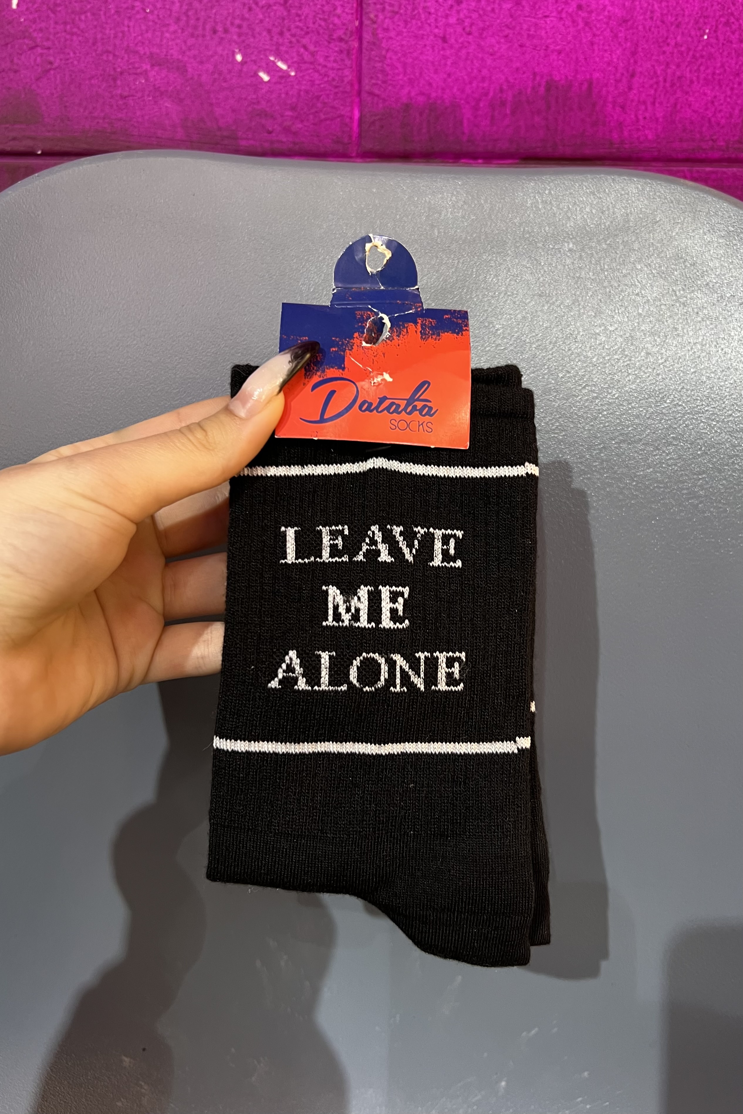 جوراب LEAVE ME ALONE