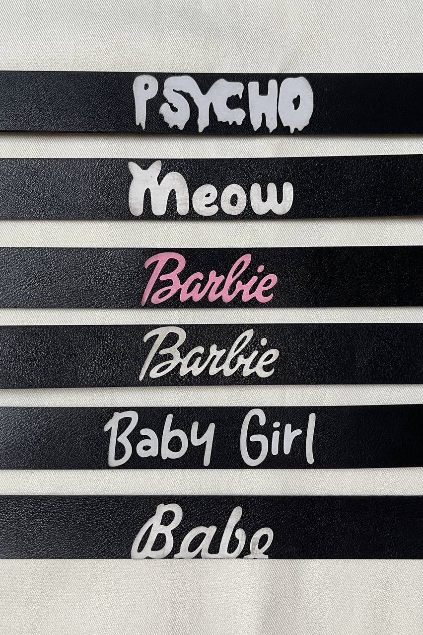 گردنبند چوکر چرمی