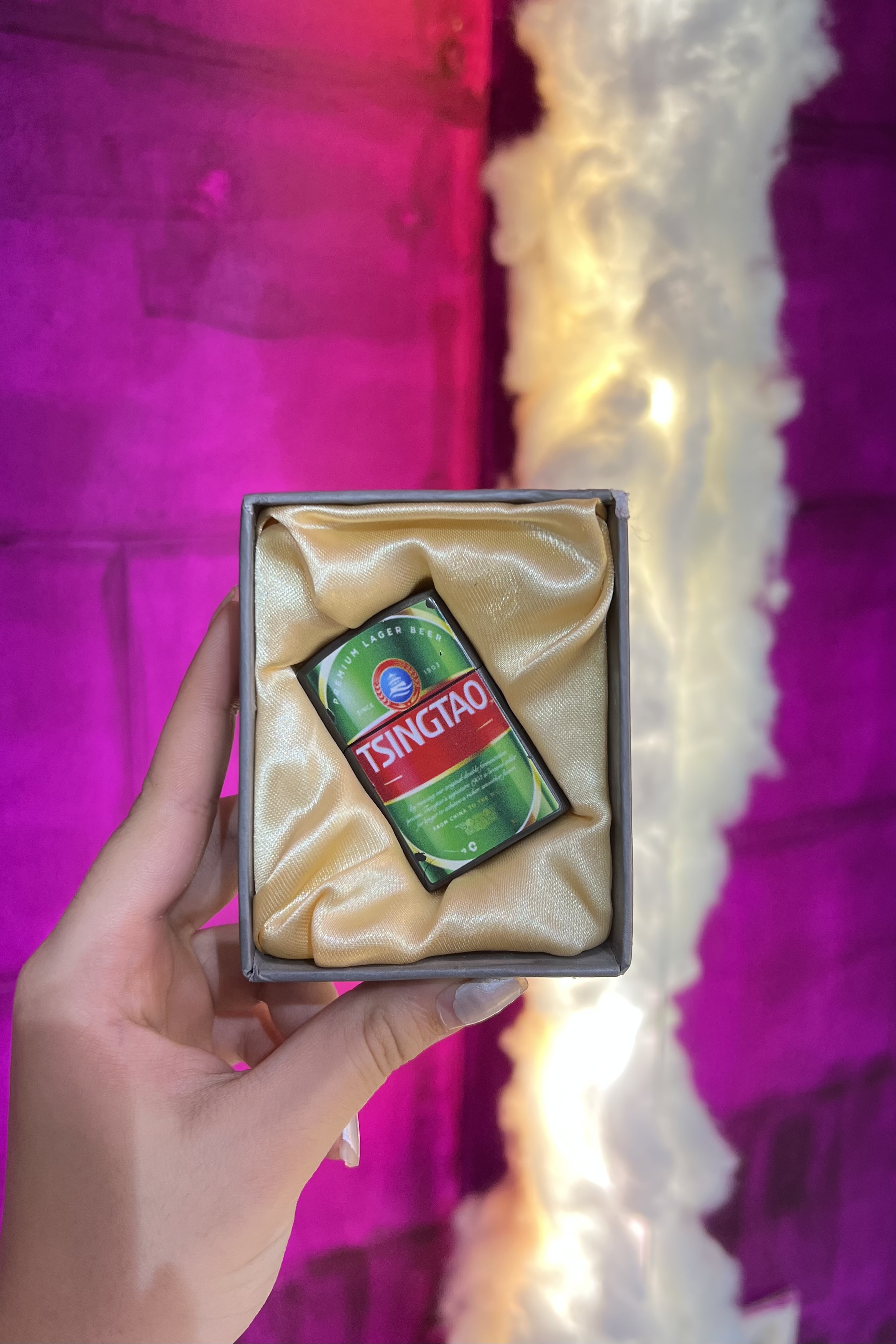 فندک طرح زیپو طرح دار